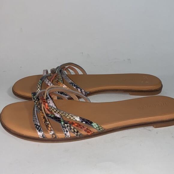 Madewell the tracie criss cross slide sandal - Picture 2 of 7